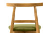 LILIO Krzesło w stylu vintage oliwkowy welur jasny dąb oliwkowy/jasny dąb - zdjęcie 8