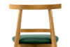 LILIO Krzesło w stylu vintage ciemny zielony welur jasny dąb ciemny zielony/jasny dąb - zdjęcie 8