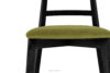 LILIO Krzesło w stylu vintage oliwkowy welur oliwkowy/czarny - zdjęcie 5