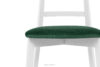 LILIO Białe krzesło vintage ciemny zielony welur ciemny zielony/biały - zdjęcie 6