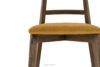 LILIO Krzesło vintage żółty welur dąb lefkas żółty/dąb lefkas - zdjęcie 5