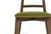 LILIO Krzesło vintage oliwkowy welur dąb lefkas oliwkowy/dąb lefkas - zdjęcie 5