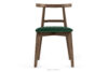 LILIO Krzesło vintage ciemny zielony welur dąb lefkas ciemny zielony/dąb lefkas - zdjęcie 3