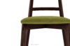 LILIO Krzesło vintage oliwkowy welur mahoń oliwkowy/mahoń - zdjęcie 5
