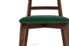 LILIO Krzesło w stylu vintage ciemny zielony welur orzech średni 2szt ciemny zielony/orzech średni - zdjęcie 6