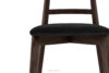 LILIO Krzesło vintage czarny welur orzech ciemny 2szt czarny/orzech ciemny - zdjęcie 6