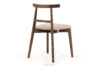 LILIO Krzesło vintage kremowy welur dąb lefkas 2szt kremowy/dąb lefkas - zdjęcie 5