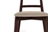 LILIO Krzesło vintage kremowy welur mahoń 2szt kremowy/mahoń - zdjęcie 6
