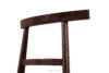 LILIO Krzesło vintage kremowy welur mahoń 2szt kremowy/mahoń - zdjęcie 9