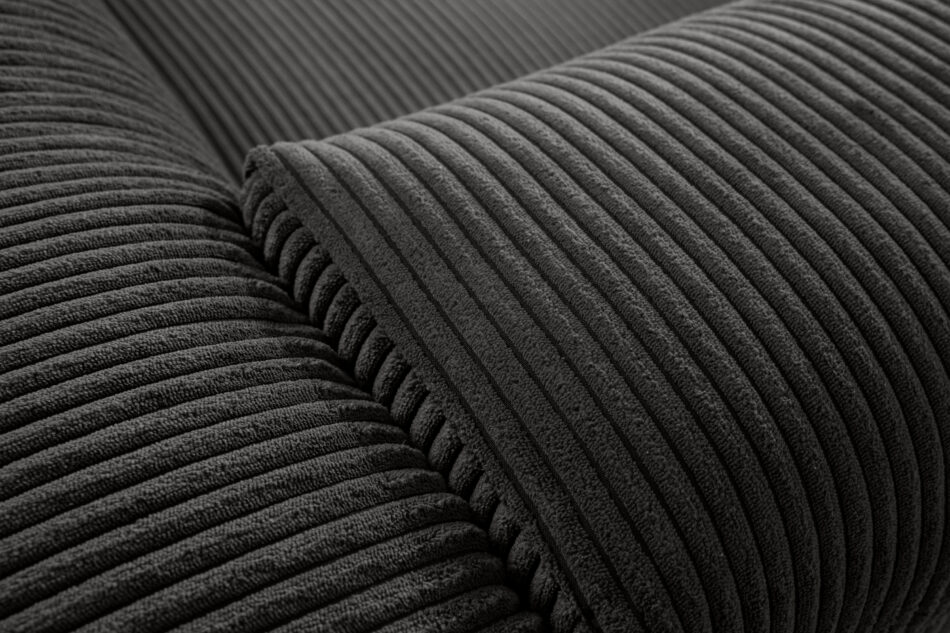 BUFFO Sofa modułowa dwuosobowa w tkaninie sztruks szara szary - zdjęcie 7