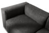BUFFO Sofa modułowa dwuosobowa w tkaninie sztruks szara szary - zdjęcie 10