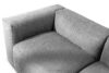 BUFFO Sofa modułowa dwuosobowa w tkaninie sztruks jasny szary jasny szary - zdjęcie 10