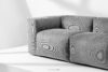 BUFFO Sofa modułowa dwuosobowa w tkaninie sztruks jasny szary jasny szary - zdjęcie 14