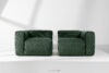 BUFFO Sofa modułowa dwuosobowa w tkaninie sztruks ciemny zielona ciemny zielony - zdjęcie 11