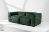 BUFFO Sofa modułowa dwuosobowa w tkaninie sztruks ciemny zielona ciemny zielony - zdjęcie 12