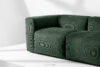BUFFO Sofa modułowa dwuosobowa w tkaninie sztruks ciemny zielona ciemny zielony - zdjęcie 14