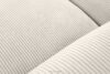 BUFFO Sofa modułowa dwuosobowa w tkaninie sztruks kremowa kremowy - zdjęcie 5