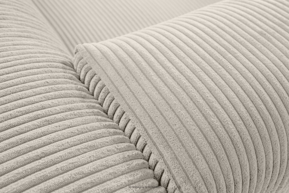 BUFFO Sofa modułowa dwuosobowa w tkaninie sztruks kremowa kremowy - zdjęcie 7