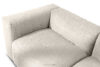 BUFFO Sofa modułowa dwuosobowa w tkaninie sztruks kremowa kremowy - zdjęcie 10