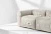 BUFFO Sofa modułowa dwuosobowa w tkaninie sztruks kremowa kremowy - zdjęcie 14
