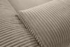 BUFFO Sofa modułowa dwuosobowa w tkaninie sztruks beżowa beżowy - zdjęcie 8