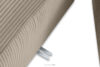 BUFFO Sofa modułowa dwuosobowa w tkaninie sztruks beżowa beżowy - zdjęcie 9