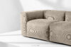 BUFFO Sofa modułowa dwuosobowa w tkaninie sztruks beżowa beżowy - zdjęcie 14