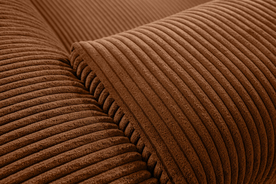 BUFFO Sofa modułowa dwuosobowa w tkaninie sztruks ruda rudy - zdjęcie 7