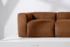 BUFFO Sofa modułowa dwuosobowa w tkaninie sztruks ruda rudy - zdjęcie 13