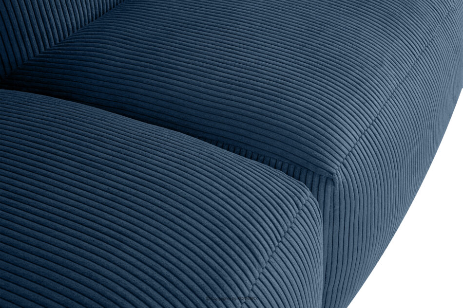 BUFFO Sofa modułowa dwuosobowa w tkaninie sztruks granatowa granatowy - zdjęcie 5