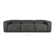 Sofa 3 modułowa w tkaninie sztruks szara