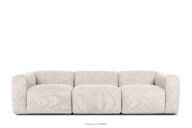 Sofa 3 modułowa w tkaninie sztruks kremowa