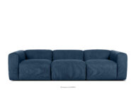 Sofa 3 modułowa w tkaninie sztruks granatowa