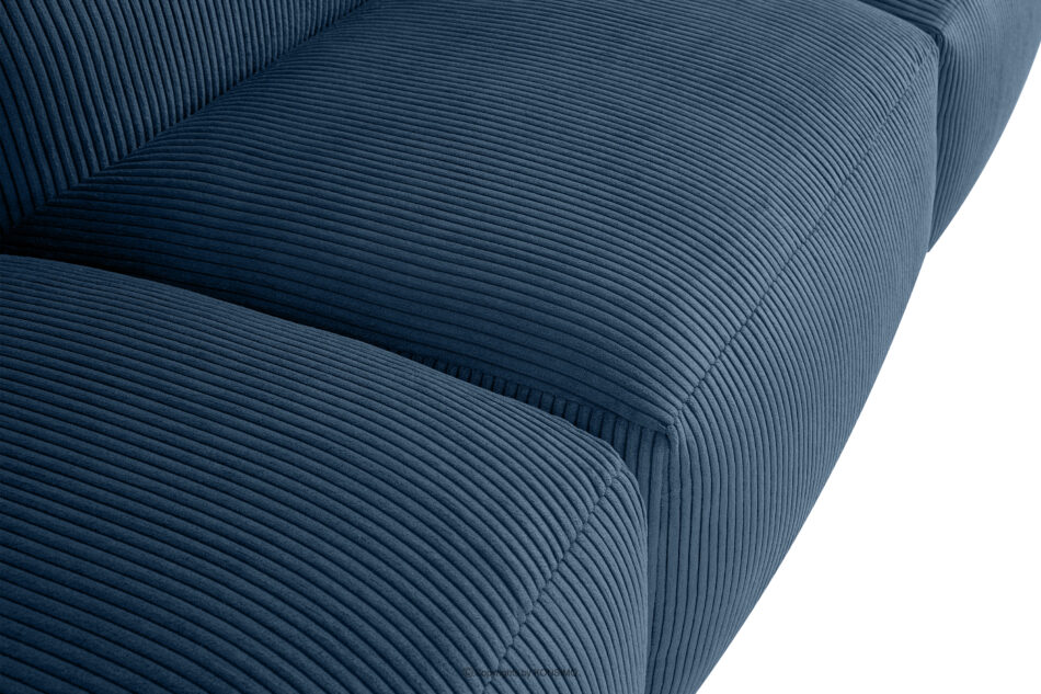 BUFFO Sofa 3 modułowa w tkaninie sztruks granatowa granatowy - zdjęcie 5