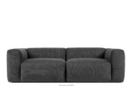 Sofa chmurka do salonu sztruks szara