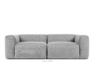 Sofa chmurka do salonu sztruks jasny szary