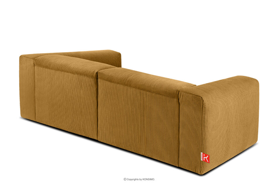 BUFFO Sofa chmurka do salonu sztruks żółta żółty - zdjęcie 3