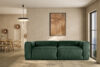 BUFFO Sofa chmurka do salonu sztruks ciemny zielony ciemny zielony - zdjęcie 15