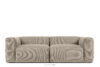 BUFFO Sofa chmurka do salonu sztruks beżowa beżowy - zdjęcie 1