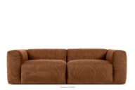 Sofa chmurka do salonu sztruks ruda