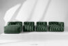 BUFFO Duży narożnik modułowy do salonu w tkaninie sztruks ciemny zielony lewy ciemny zielony - zdjęcie 13