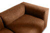 BUFFO Duży narożnik modułowy do salonu w tkaninie sztruks rudy lewy rudy - zdjęcie 12