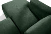 BUFFO Narożnik modułowy w tkaninie sztruks ciemny zielony lewy ciemny zielony - zdjęcie 5