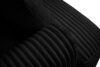 ELPHO Sofa 3 z funkcją spania w tkaninie sztruks czarny czarny - zdjęcie 6