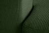 ELPHO Sofa trzyosobowa rozkładana w sztruksie zielony zielony - zdjęcie 7
