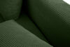 ELPHO Sofa trzyosobowa rozkładana w sztruksie zielony zielony - zdjęcie 13