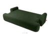ELPHO Sofa 3 z funkcją spania w tkaninie sztruks ciemny zielony ciemny zielony - zdjęcie 5