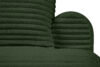 ELPHO Sofa 3 z funkcją spania w tkaninie sztruks ciemny zielony ciemny zielony - zdjęcie 7