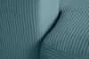 ELPHO Sofa trzyosobowa rozkładana w sztruksie niebieski niebieski - zdjęcie 7