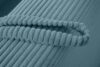 ELPHO Sofa trzyosobowa rozkładana w sztruksie niebieski niebieski - zdjęcie 9